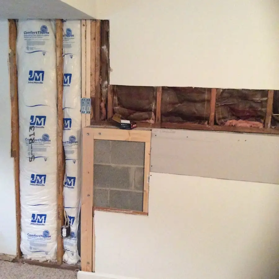 Wall insulation replacement during Odor Removal & Deodorization in Woodcliff Lake